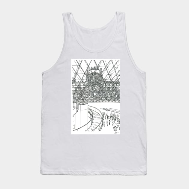 Louvre Tank Top by valery in the gallery